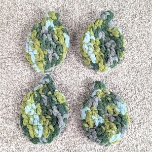 Handmade Crochet Water Balloons Reusable Water Fight‎ Fun Forest Sage